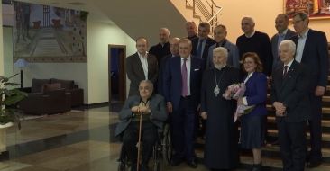 A reception of honor was organized for the scholars in the Armenian Church in Moscow